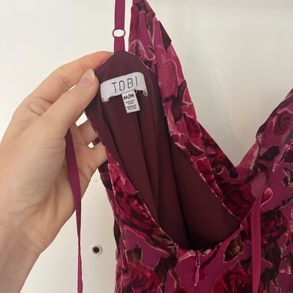 Velvet Roses Mini Dress - Picture 6 of 6